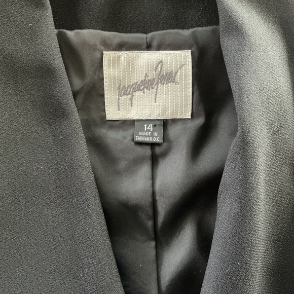 VTG JACQUELINE FERRAR Women 14 Dbl  Breasted Jacket Boxy Structured Trendy Y2K - Picture 11 of 13